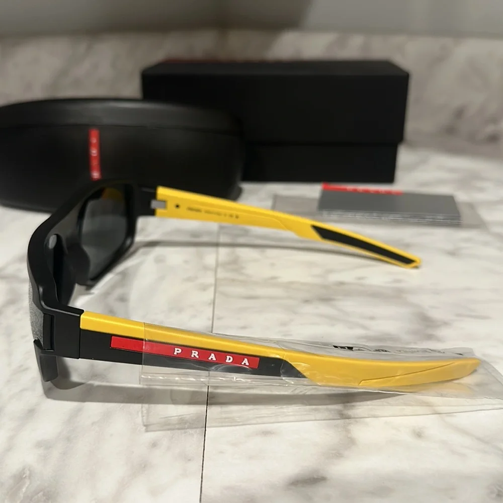 Prada mens 50% OFF yellow sunglasses